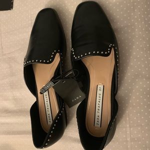 Zara Studded Flats